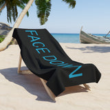 Face Down Beach Towel by CULTUREEDIT