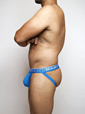 BEAUBOY Logo Jockstrap Blue