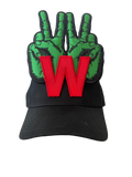 W Cap Black / Red by Walter van beirendonck