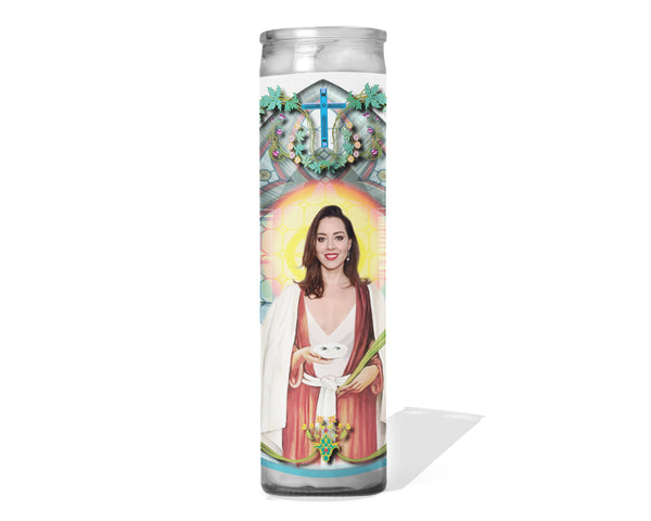 Aubrey Plaza Celebrity Prayer Candle