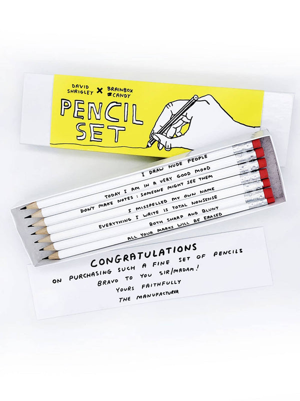Funny Gift - David Shrigley Pencil Box - 7 Designs
