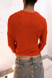 Eckhaus Latta Spiral Longsleeve Red