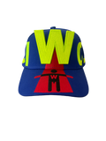 Atomic Cap with Detachable Patch Blue by Walter Van Beirendonck