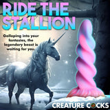 Creature Cocks Moon Rider Glow-In-The-Dark Unicorn Dildo
