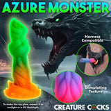 Aqua-Cock Glow-in-the-Dark Silicone Dildo by Creature Cocks