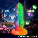 Creature Cocks Alien Invader Alien Glow-in-the-Dark Silicone Dildo