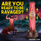 Creature Cocks Deluxe Centaur Thrusting & Vibrating Silicone Dildo