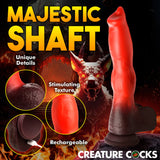 Creature Cocks Ramming Hound Thrusting & Vibrating Silicone Dildo