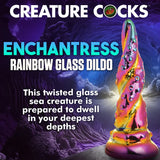 Creature Cock Enchantress Rainbow Glass Dildo