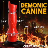 Giant Hell-Hound Canine Dildo by creature cocks