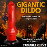 Giant Hell-Hound Canine Dildo by creature cocks