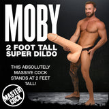 MASTER SERIES LIGHT MOBY HUGE 2 FOOT TALL SUPER DILDO