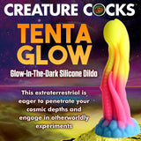 Tenta-Glow Glow-in-the-Dark Silicone Dildo