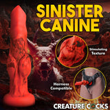 Creature Cocks Fire Hound Silicone Dildo - Large