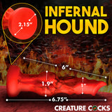 Creature Cocks Fire Hound Silicone Dildo - Small