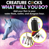 Creature Cocks Mystique Unicorn Keychain