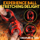 Creature Cock Hell Hound Silicone Penis Sleeve + Ball Stretcher