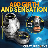 Creature Cock Night Prowler Silicone Penis Sleeve + Ball Stretcher