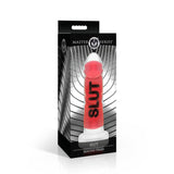 SLUT Silicone Dildo by Master Series