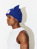 LOVERBOY BY CHARLES JEFFREY CHUNKY EARS BEANIE BLUE