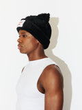 LOVERBOY BY CHARLES JEFFREY FLUFFY CHUNKY EARS BEANIE BLACK