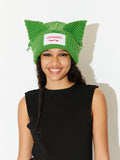 LOVERBOY BY CHARLES JEFFREY CHUNKY EARS BEANIE GREEN