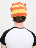 LOVERBOY BY CHARLES JEFFREY CHUNKY EARS BEANIE in YELLOW ORANGE