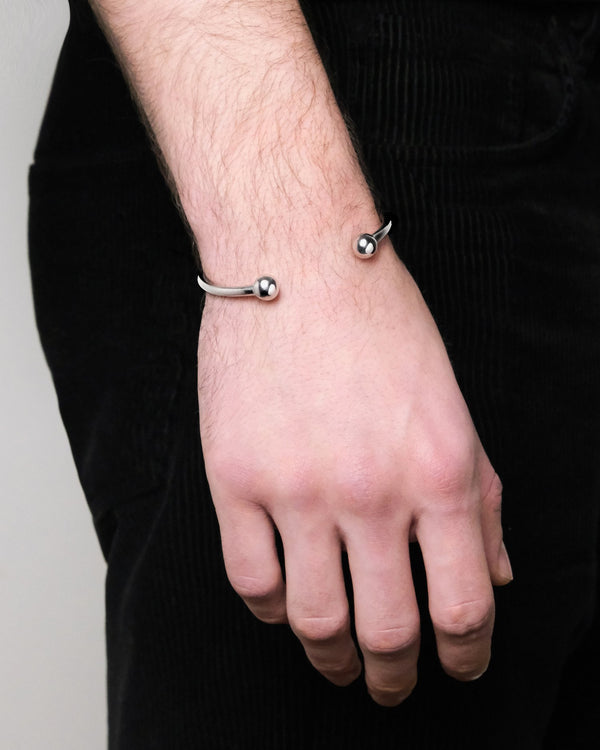 KISKA LAB PLATINUM ALBERT CUFF BRACELET