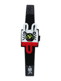 WHITE BUNNY WATCH BRACELET by Walter Van Beirendonck