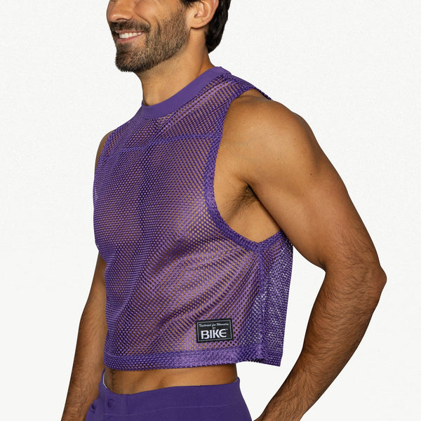 BIKE Short Sleeveless Practice Jersey - Purple