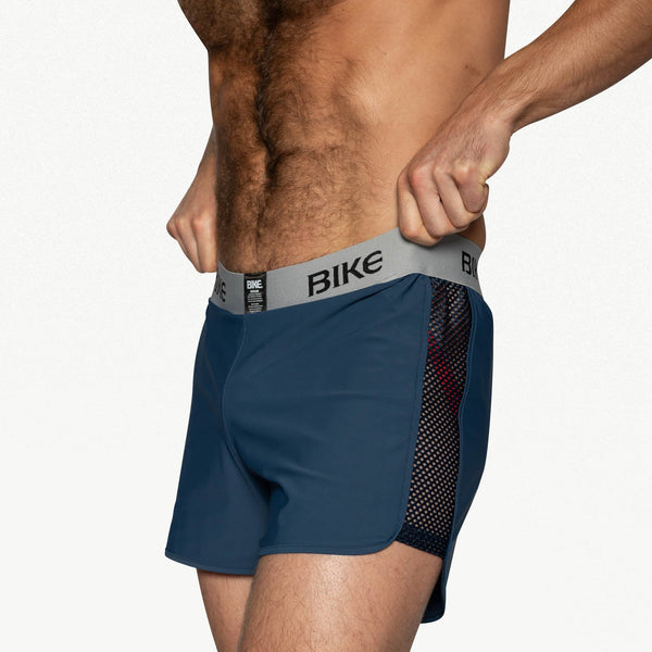 BIKE Peek-A-Boo Jock Short - Navy