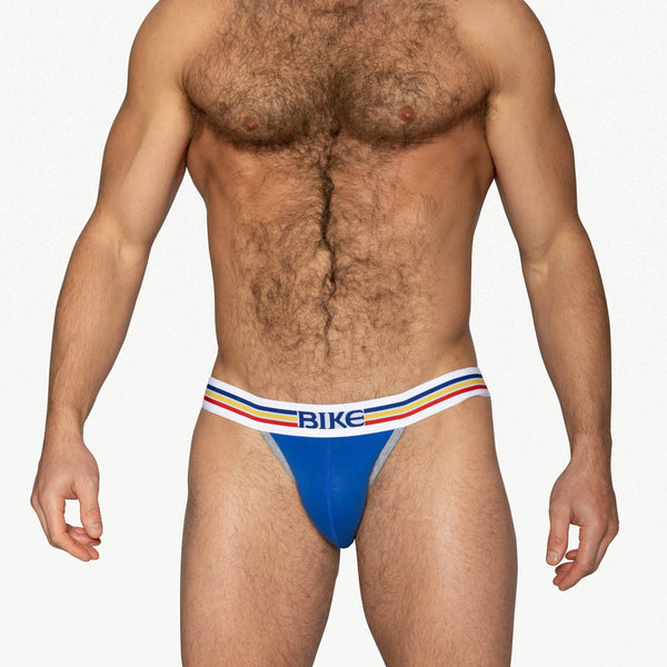 BIKE Stretch Cotton Jock Brief -  Royal