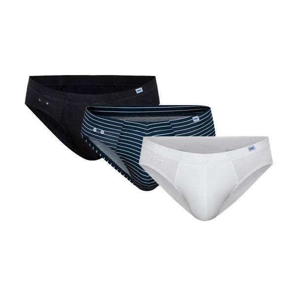 BIKE 3-Pack Stretch Cotton Sailor Bikini Brief