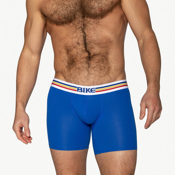 BIKE Stretch Cotton Boxer Brief - Royal