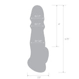 6.75" Girthy Penis Enhancing Sleeve Extension by Blue Line
