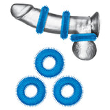 3-Pack Ultra-Stim Stretch Cock Rings by Blue Line