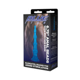 6.75" Anal Beades With Suction Base by Blue Line