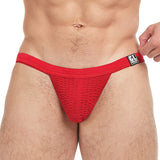 Goal Line Low Rise Jockstrap Red