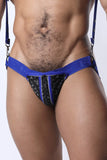 CELLBLOCK 13 Carbon Shadow Jock Pouch - Blue