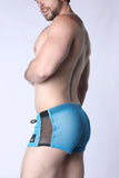 CELLBLOCK 13 Chain Reaction Mesh Jock Short - Blue