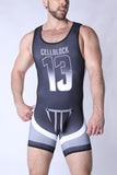 CELLBLOCK 13 Chain Reaction Singlet Jock - Gray