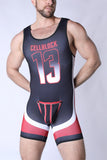 CELLBLOCK 13 Chain Reaction Singlet Jock - Red