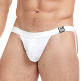 Goal Line Low Rise Jockstrap White