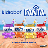 FANTA 3' RESIN DUNNY ART FIGURE 4-PACK