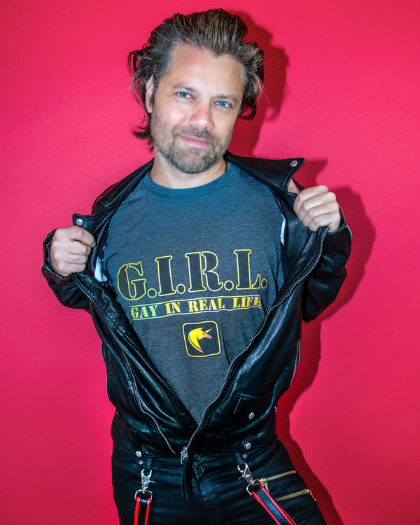 Gay In Real Life Tee by Peachy Kings