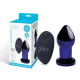 Gläs 3.5” Rechargeable Remote Controlled Vibrating Butt Plug