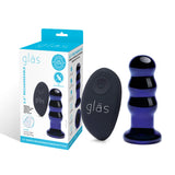 Gläs  Rechargeable Remote Controlled Vibrating Beaded Buttplug