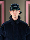 Henrik Vibskov SAUSAGE CAP - DARK SHIBORI GRID