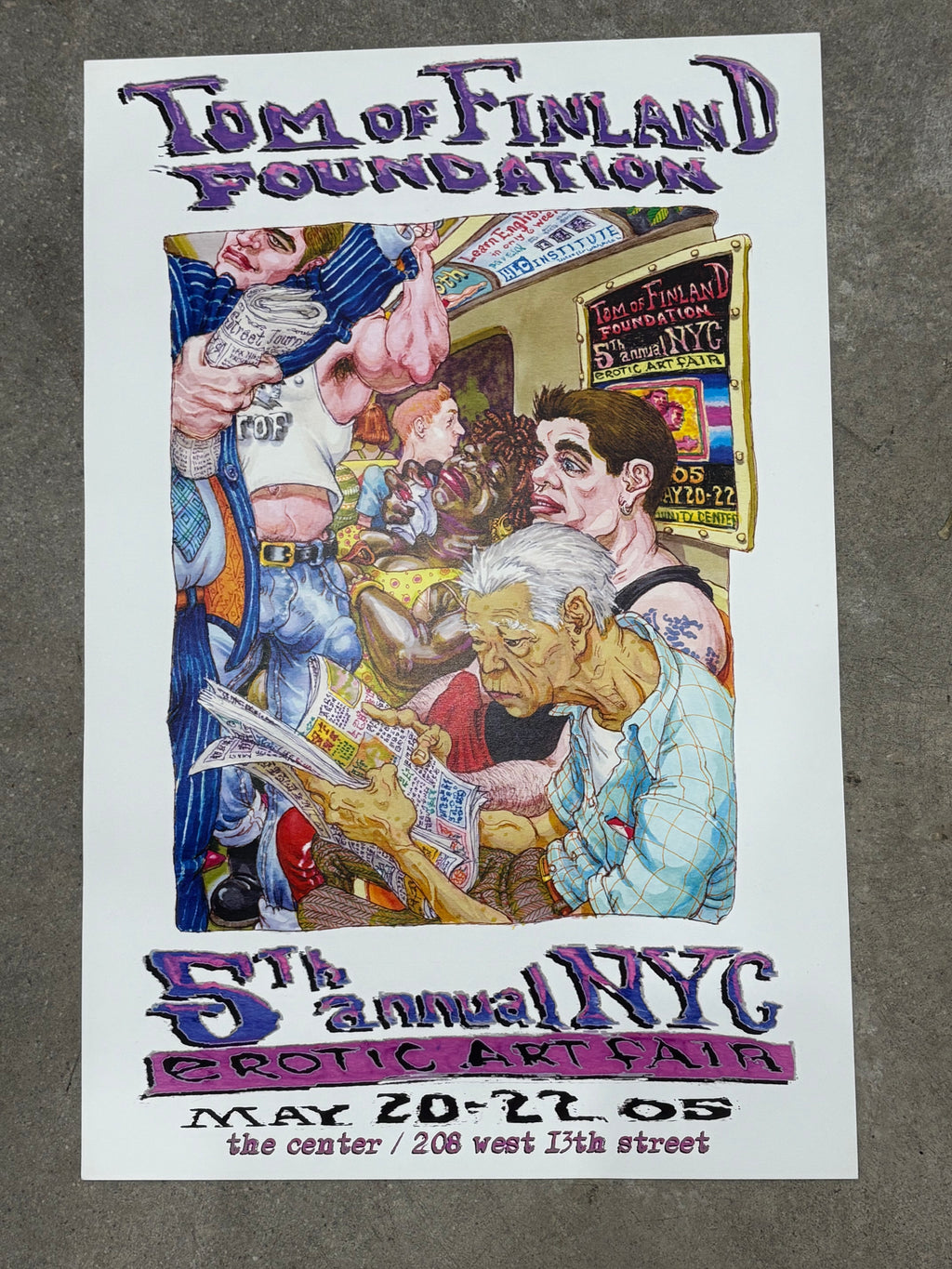 Tom of Finland Foundation Erotic Art Fair Poster (2005)