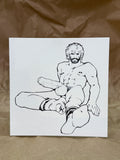 Bill Ward Drum Greeting Card: Jock